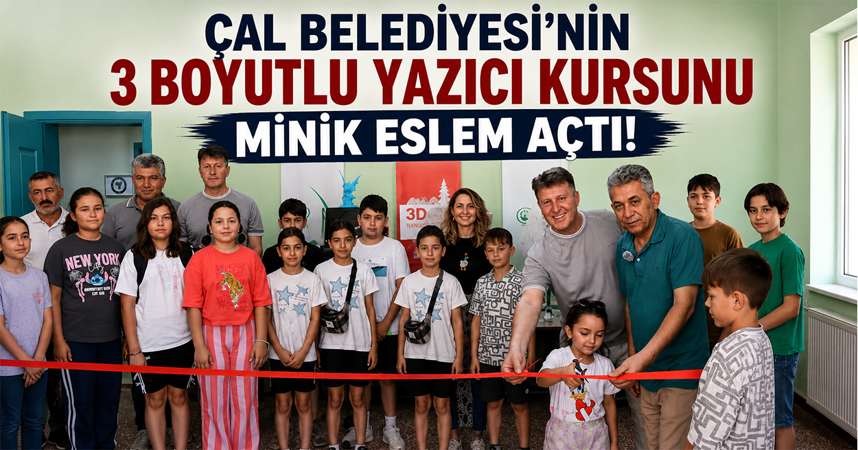Çal Belediyesi'nden Çocuklara Geleceğin Teknolojileri Eğitimi