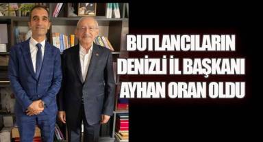 CHP Denizli'de Butlan Yönetiminin Yeni İl Başkanı Ayhan Oran