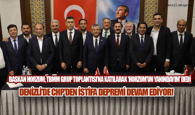 CHP Denizli'de istifa dalgası büyüyor!
