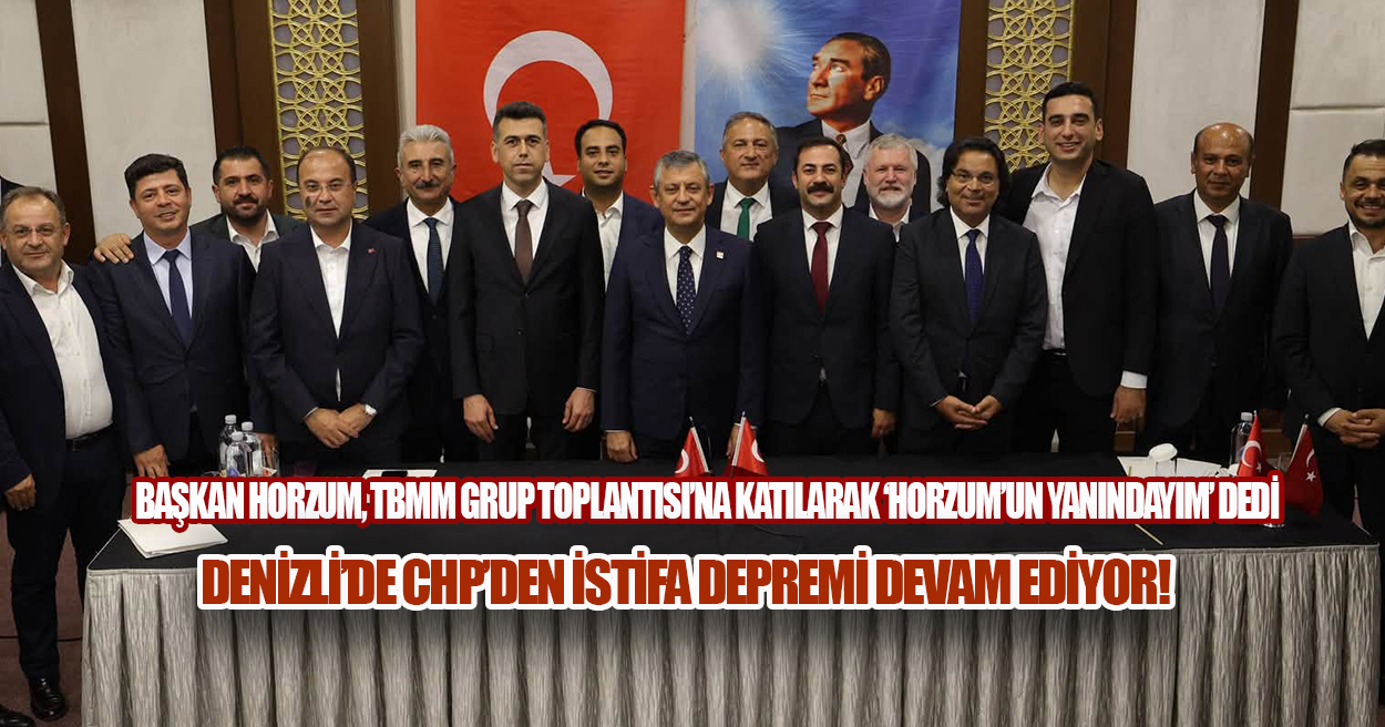CHP Denizli'de istifa dalgası büyüyor!