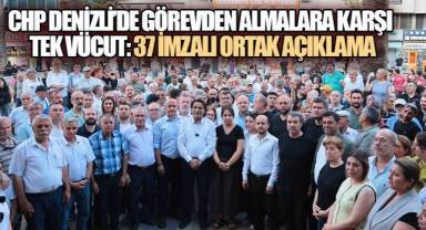 CHP Denizli'den Ortak Basın Açıklaması, 