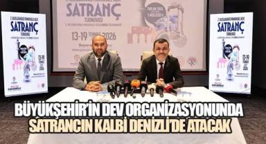 Denizli Büyükşehir'in uluslararası satranç turnuvasında geri sayım başladı