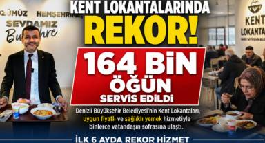 Denizli Kent Lokantaları Rekor Kırdı: İlk 6 Ayda 164 Bin 399 Öğün Servis Edildi