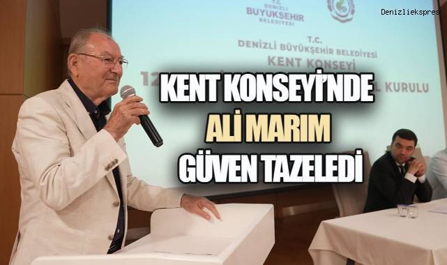 DENİZLİ'NİN KENT HAFIZASI KENT KONSEYİ'NDE YENİDEN BAŞKAN