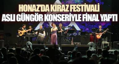 Honaz'da Kiraz Festivali Aslı Güngör Konseriyle Final Yaptı