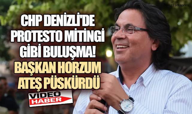Horzum'dan Görevden Alma Kararına Rest: