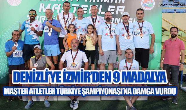 Master Atletizmde Denizli Gururu: Türkiye Şampiyonası'ndan 9 Madalya