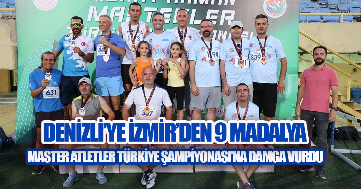 Master Atletizmde Denizli Gururu: Türkiye Şampiyonası'ndan 9 Madalya