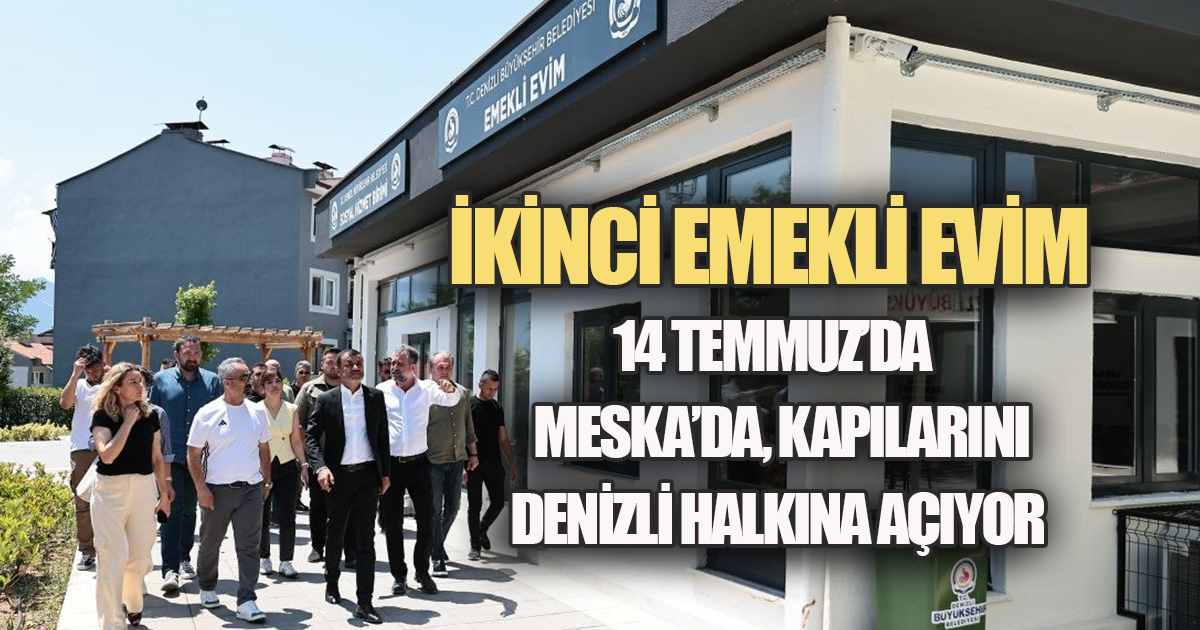 MESKA'da Geri Sayım Başladı: 2. Emekli Evim ve Anne-Çocuk Kafe Hizmete Giriyor