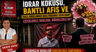 Nasıl karşılanmayı bekliyordun Sayın Oran? çiçeklerler, baklava, böreklerle mi?