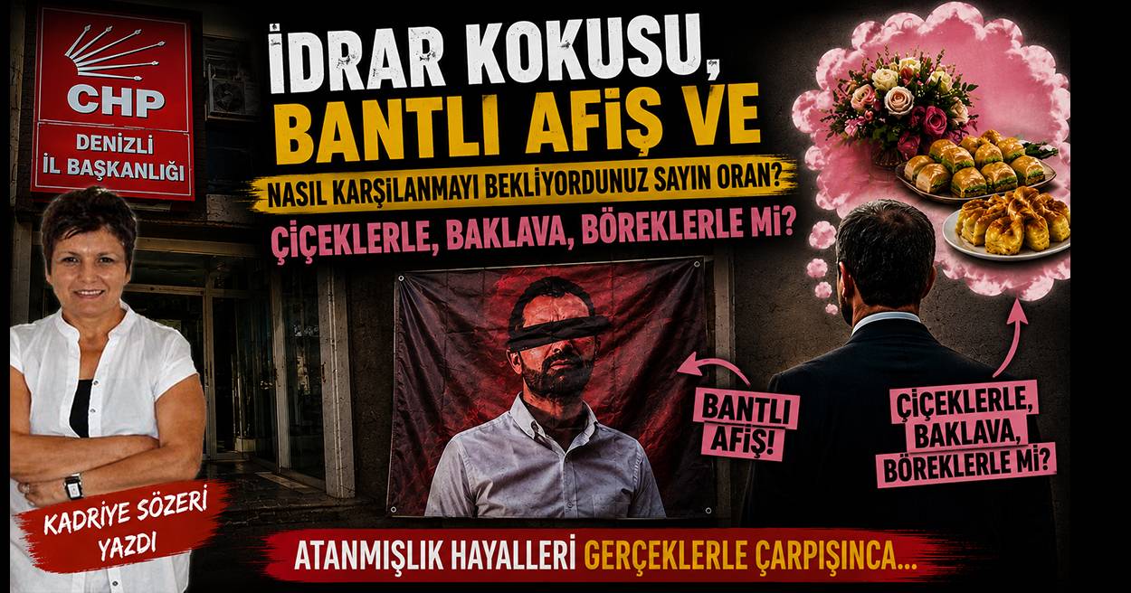 Nasıl karşılanmayı bekliyordunuz Sayın Oran, çiçeklerlerle, baklava, böreklerle mi?
