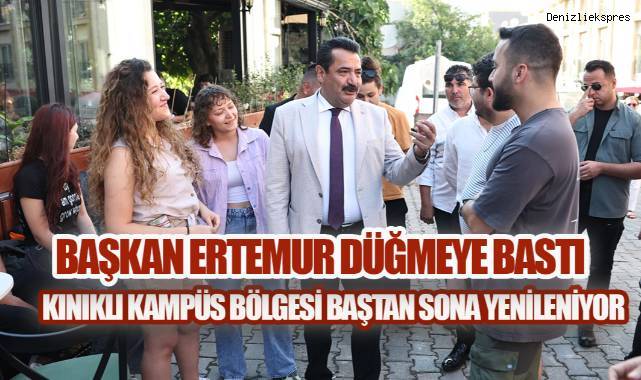 Pamukkale'nin Gözde Bölgesi Kınıklı Yenileniyor: Çalışmalar Okullar Açılmadan Tamamlanacak