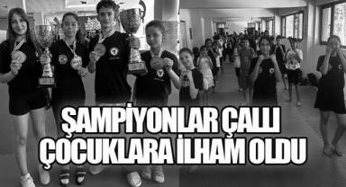 Türkiye, Avrupa ve dünya şampiyonları İlçedeki çocuklara ve gençlere rol model oldu