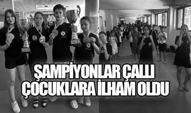 Türkiye, Avrupa ve dünya şampiyonları İlçedeki çocuklara ve gençlere rol model oldu