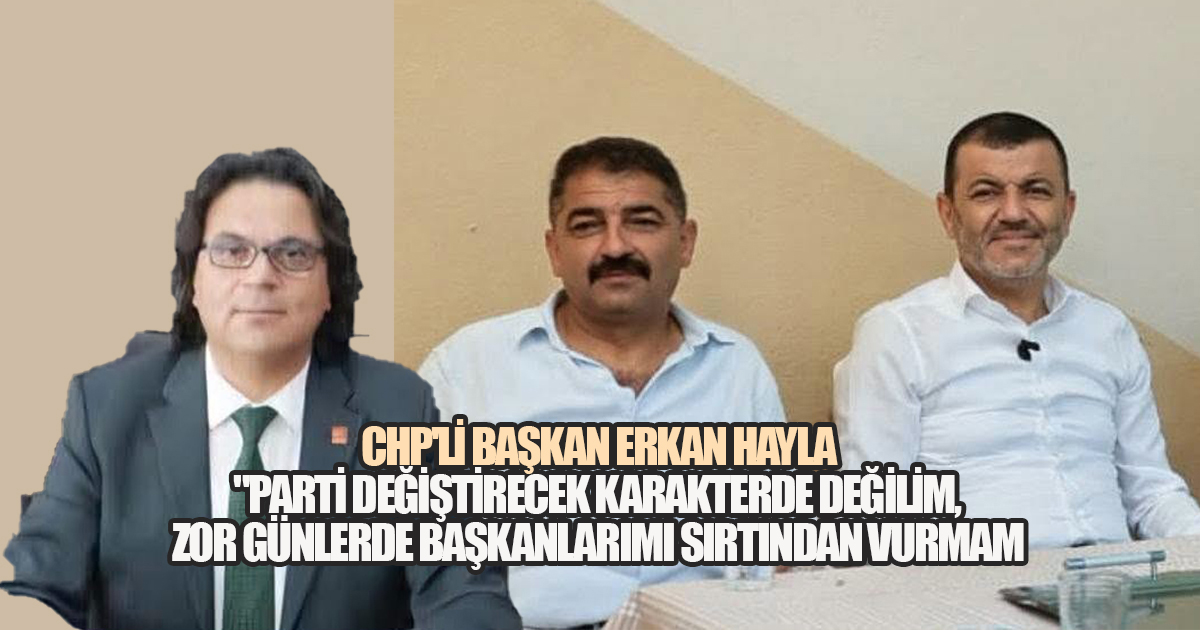 Ümit Özdağ Rozet Taktı, CHP'li Başkan Erkan Hayla'dan Net Mesaj: 