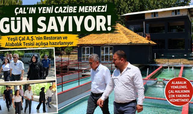 Yeşil Çal A.Ş. tarafından yenilenen Restoran ve Alabalık Tesisi ilçenin yeni buluşma noktası olacak
