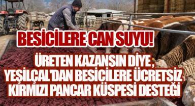 YeşilÇal'dan Üretime Destek, Besiciye Nefes! Ücretsiz Kırmızı Pancar Küspesi Desteği Başlıyor