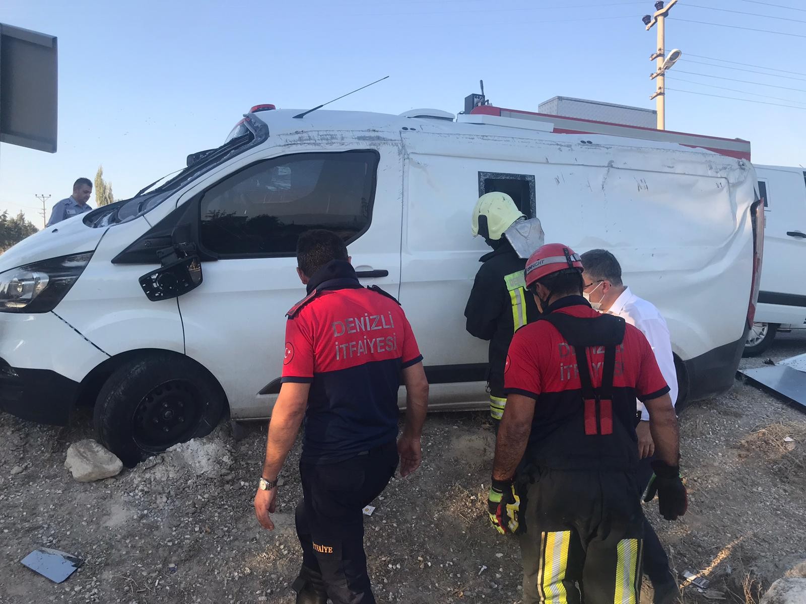 Para dolu zırhlı araç kaza sonrası taklalar attı: 7 yaralı - Asayiş -  Denizli Haber - Denizliekspres
