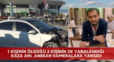 Işık ihlalinin neden olduğu ölümlü kaza kameraya yansıdı